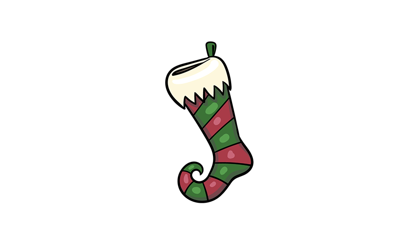How to draw a Stocking