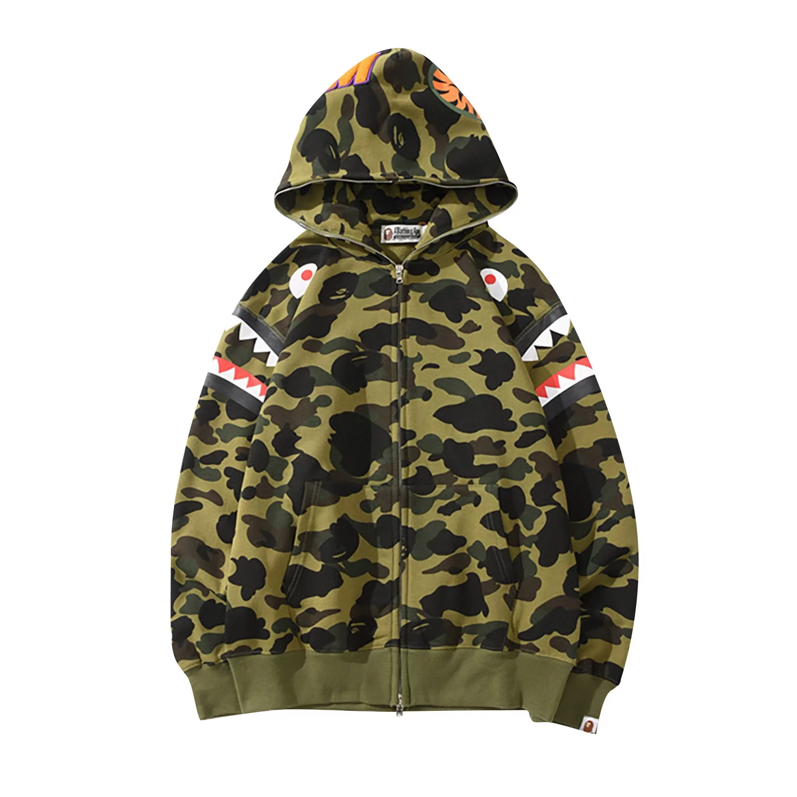 Ape-Man-Head-Shark-BAPE-Jacket-Hoodie