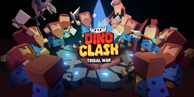 Dino Clash Tribal War, a strategic PvP game featuring dinosaurs